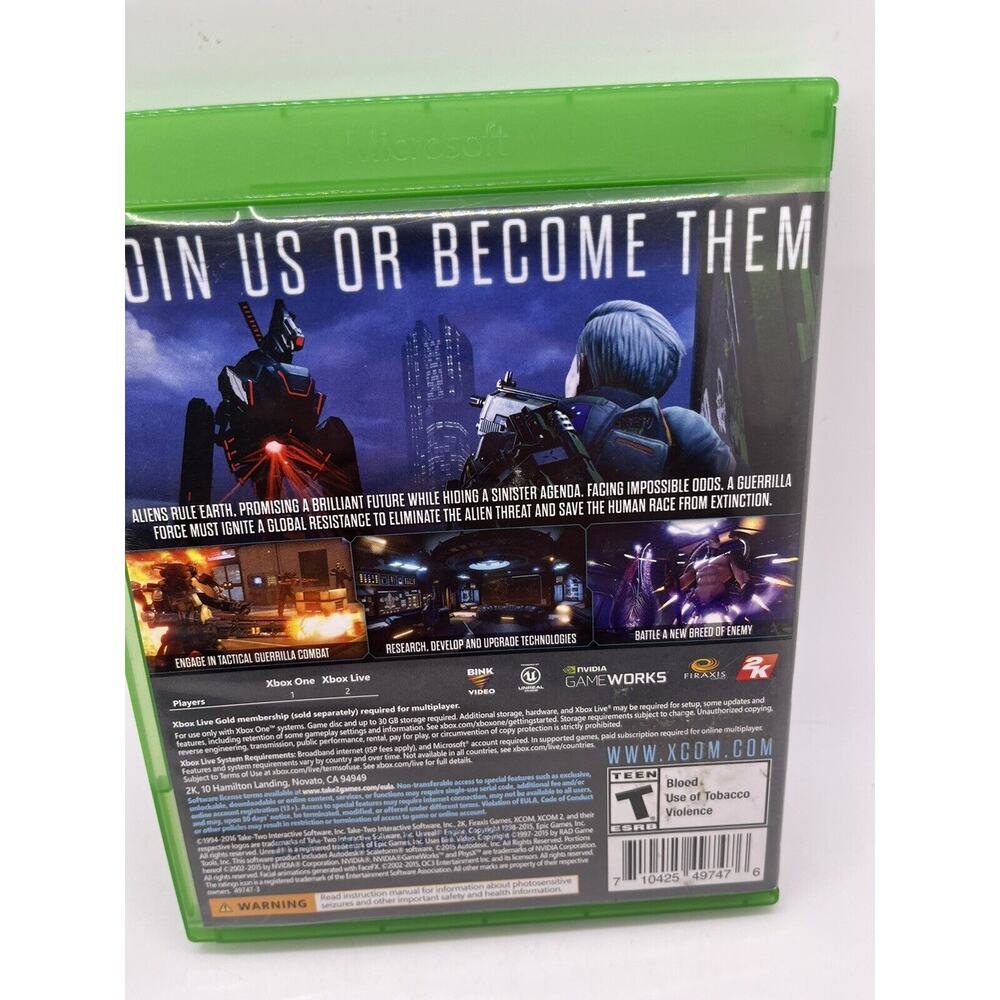 XCOM 2 Xbox One - Complete CIB - Tested - Picture 3 of 8